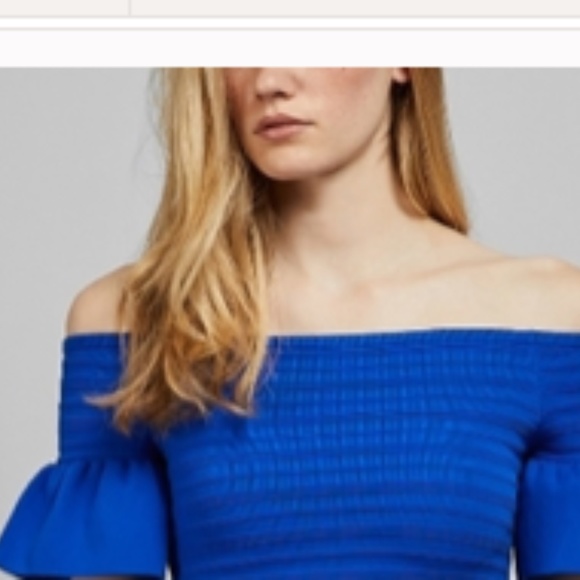 TED BAKER BARDOT SKATER DRESS, SIZE 3 - Picture 2 of 2